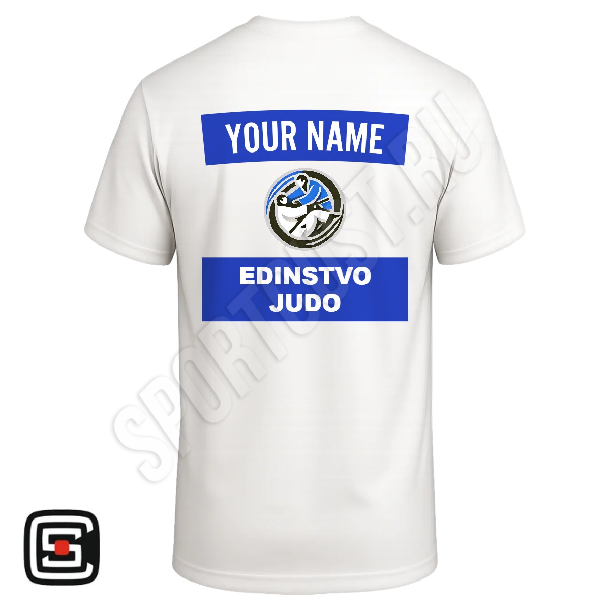 Футболка с 2 принтами дзюдо «Единство» (Туймазы) 001wb