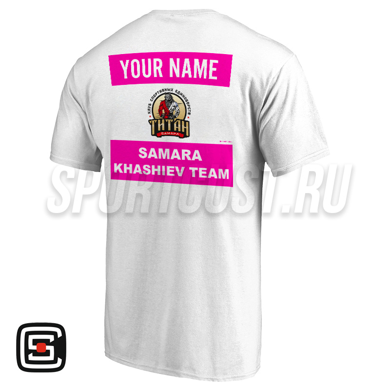 Футболка дзюдо с 2 принтами КСЕ «Титан» (Самара) 003wpi