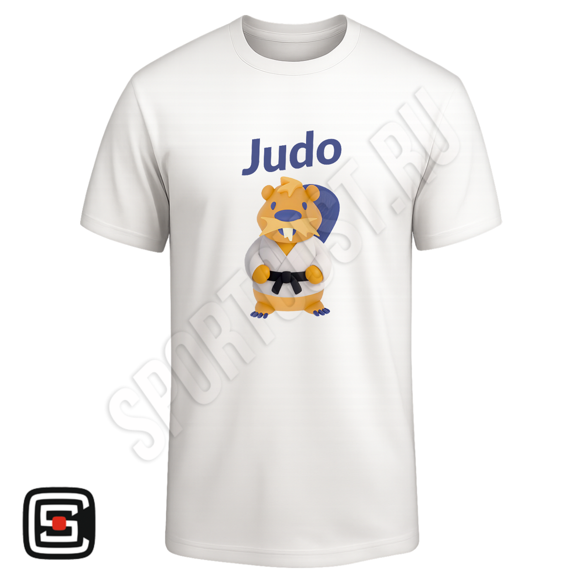 Футболка дзюдо с 2 принтами ФД «Пушкинского МР» (Пушкино) 003wb - 54