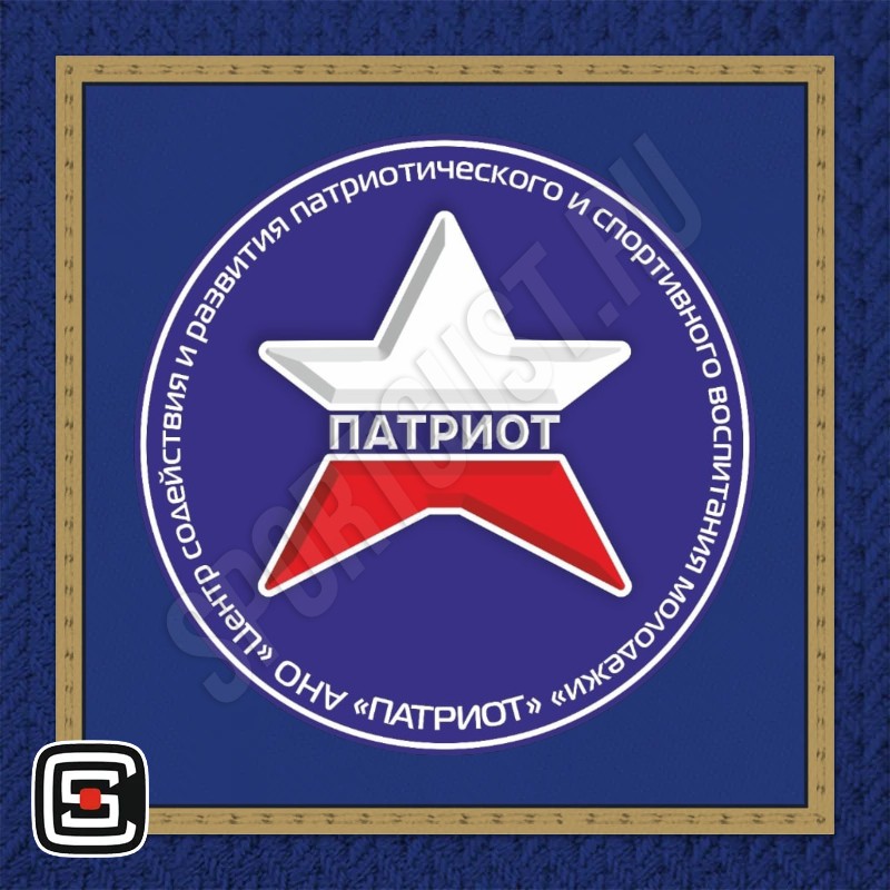 Нашивка на грудь самбо «Патриот» (Волгоград) 001bg