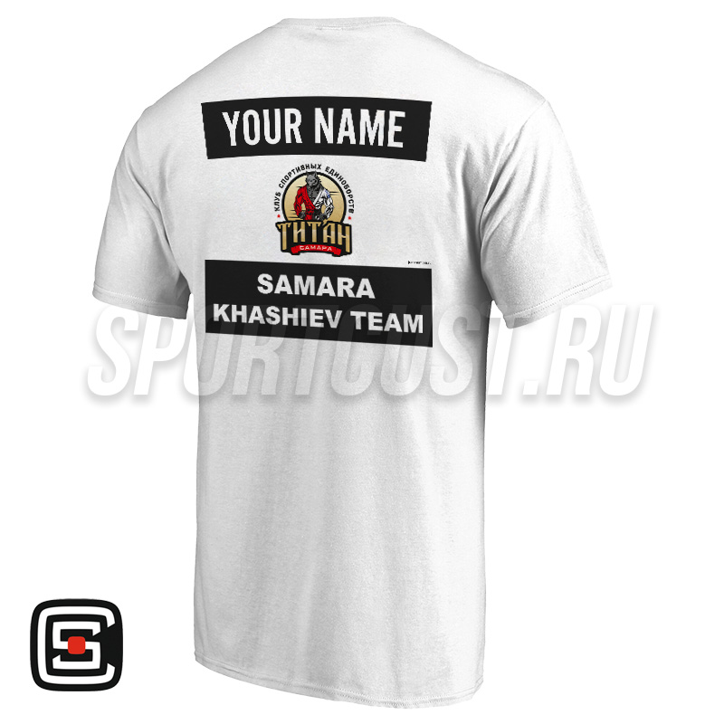 Футболка дзюдо с 2 принтами КСЕ «Титан» (Самара) 003wbl