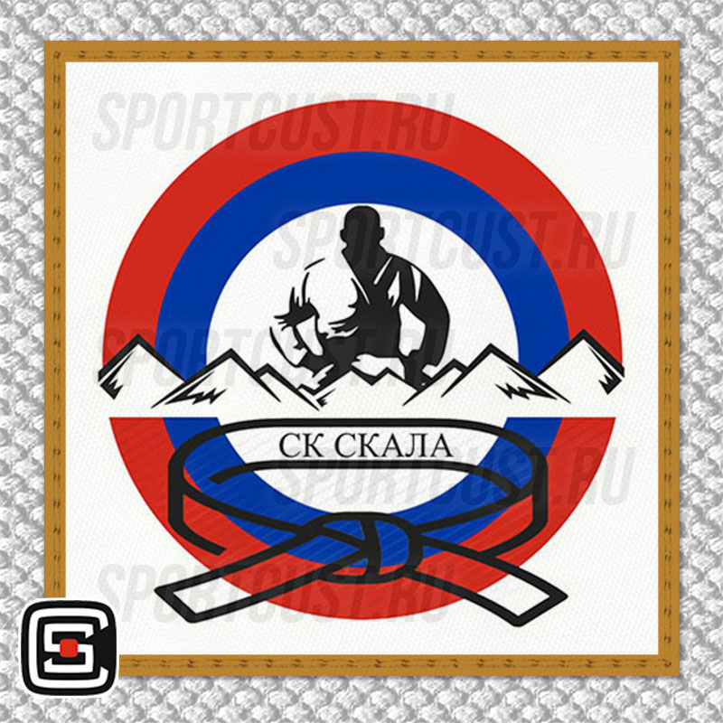 Нашивка на грудь кимоно СК «Скала» (Краснодар) 001w