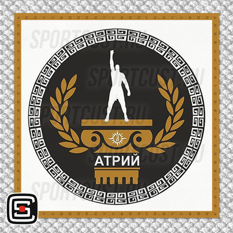 Нашивка на грудь кимоно КЕ «Атрий» (Санкт-Петербург) 001w