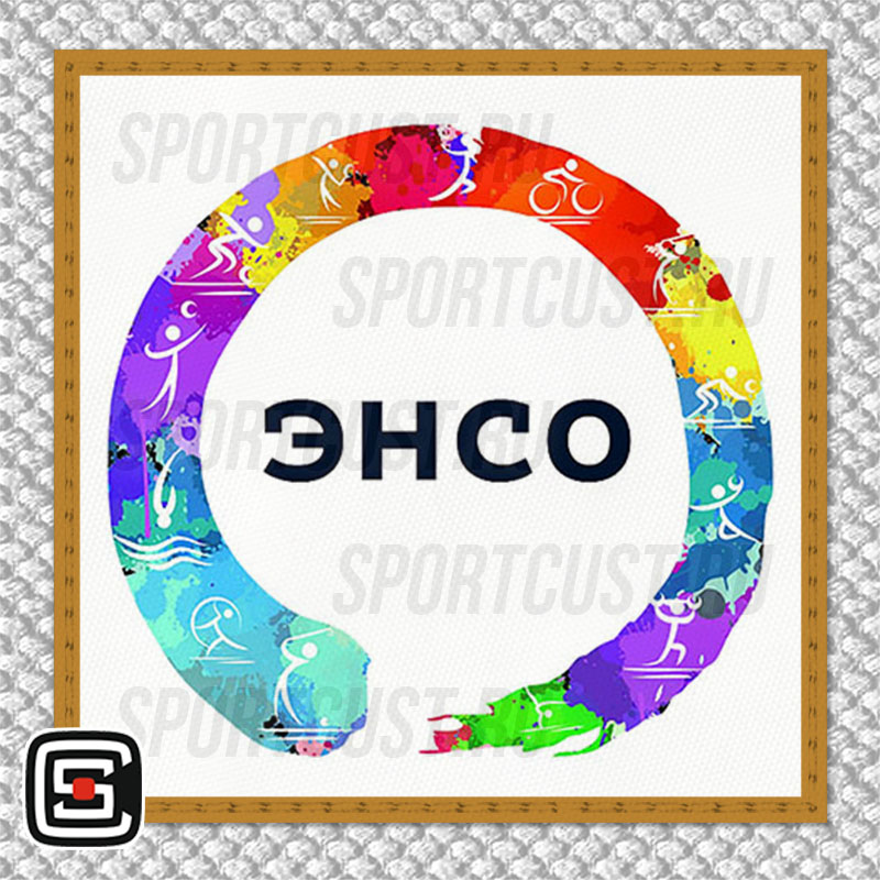 Нашивка на грудь кимоно ЦОФП «ЭНСО» (Санкт-Петербург) 001w
