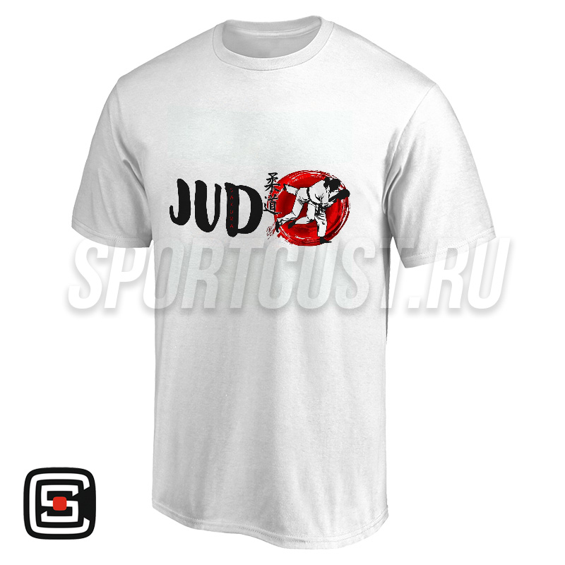 Футболка дзюдо с 2 принтами JC «Sakura» (Подольск) 001wbl - 52