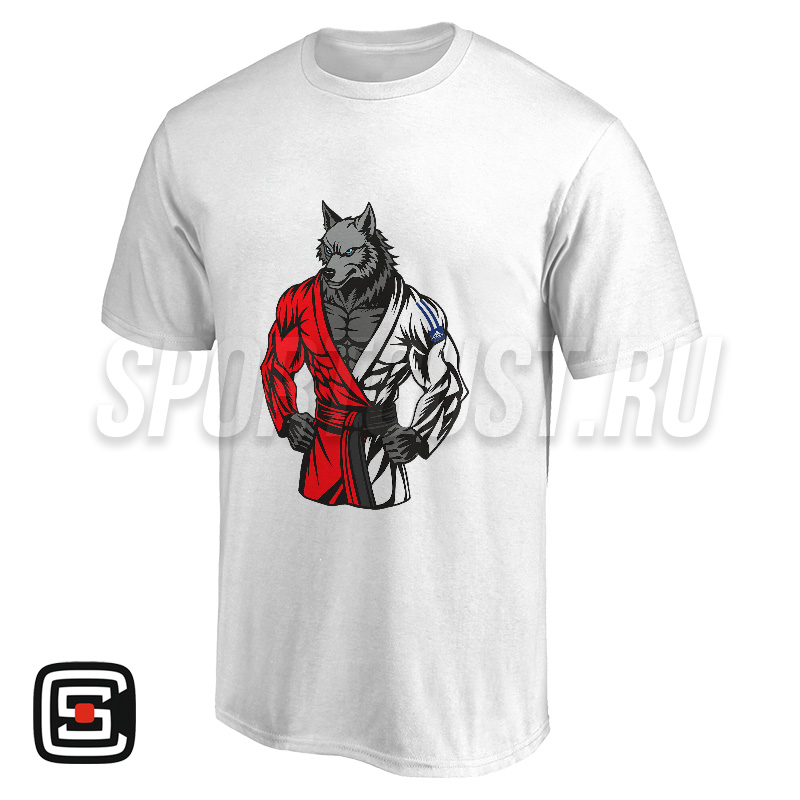 Футболка дзюдо с 2 принтами КСЕ «Титан» (Самара) 003wbl
