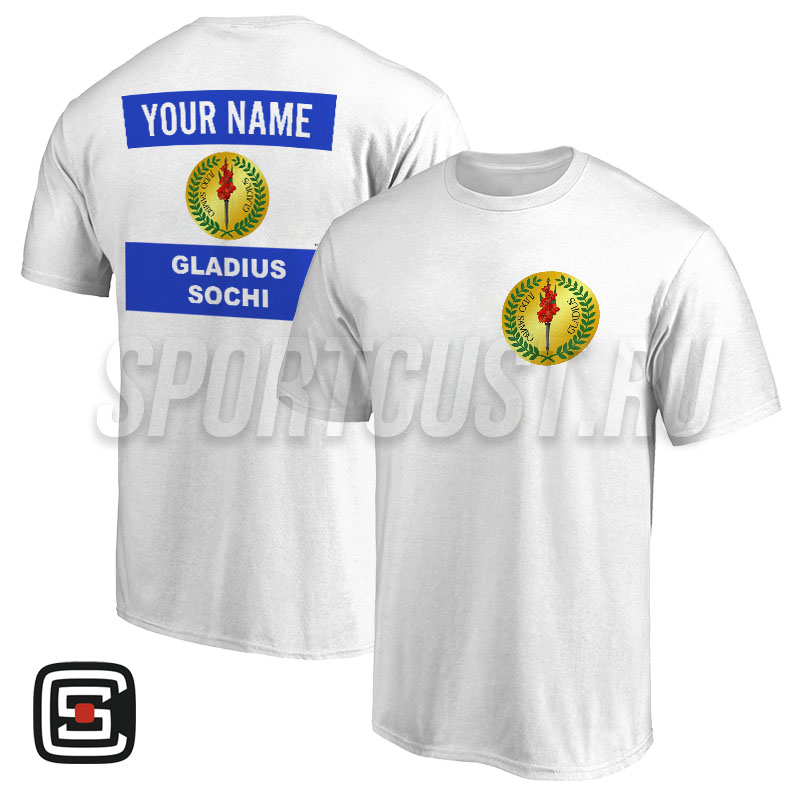 Футболка дзюдо с 2 принтами «GLADIUS» (Сочи) 001wb