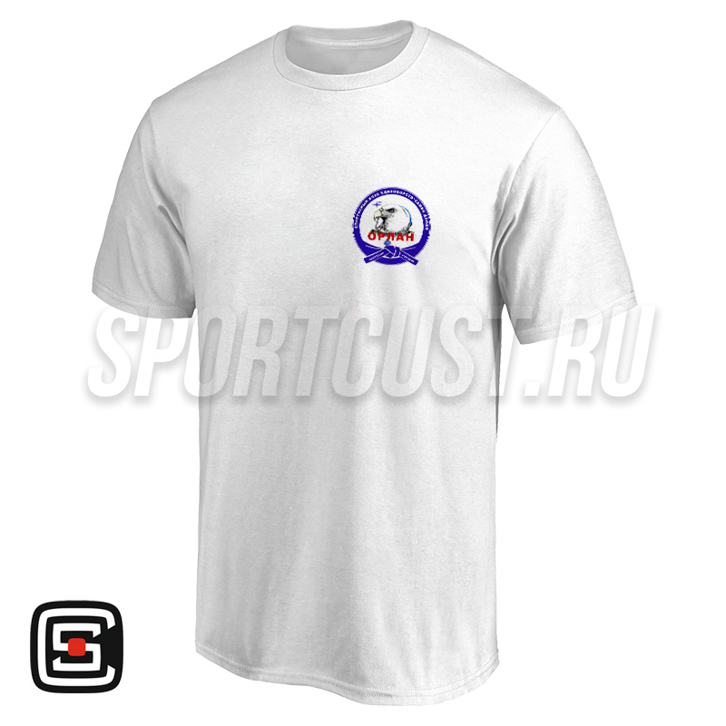 Футболка дзюдо с 2 принтами СКЕ «Орлан» (Звёздный Городок) 001wb