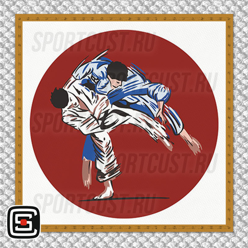 Нашивка на грудь кимоно КД «Judokan» (Москва) 001w