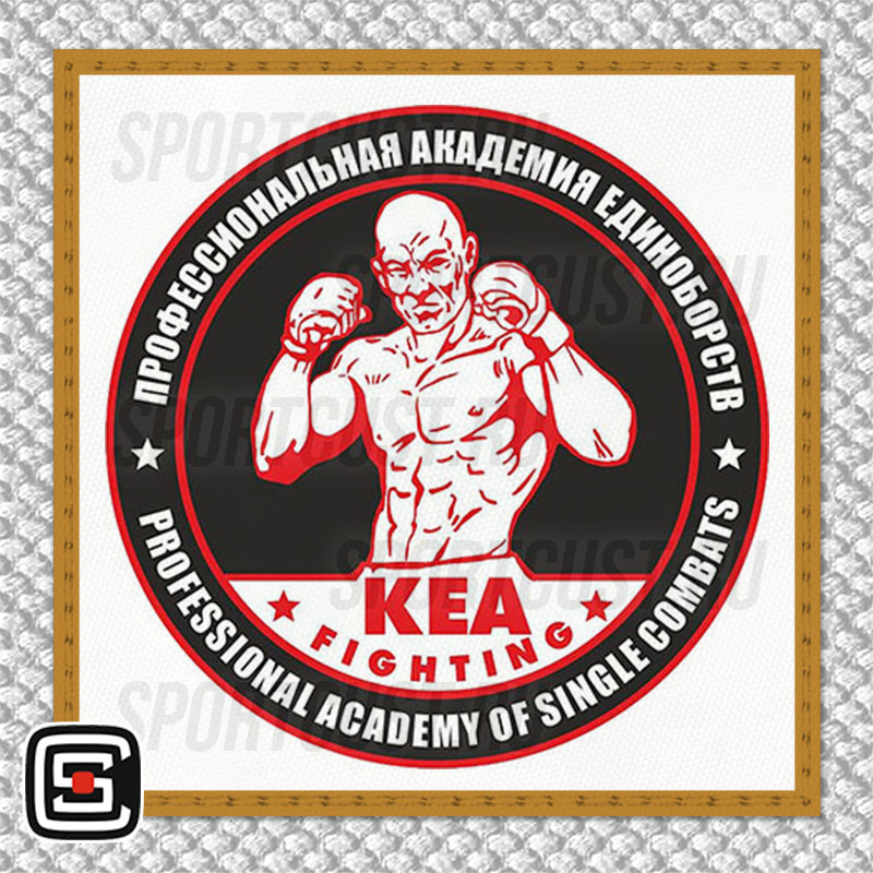 Нашивка на грудь кимоно КЕ «KEA-FIGHTING» (Санкт-Петербург) 001w