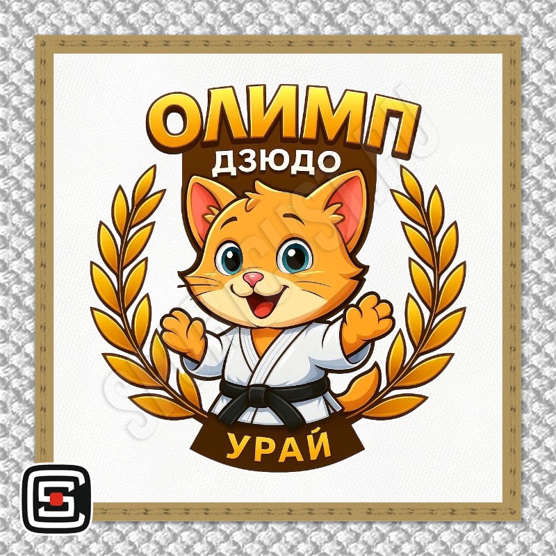 Нашивка на грудь дзюдо «Федерация дзюдо г.Урай» (Урай) 003wg