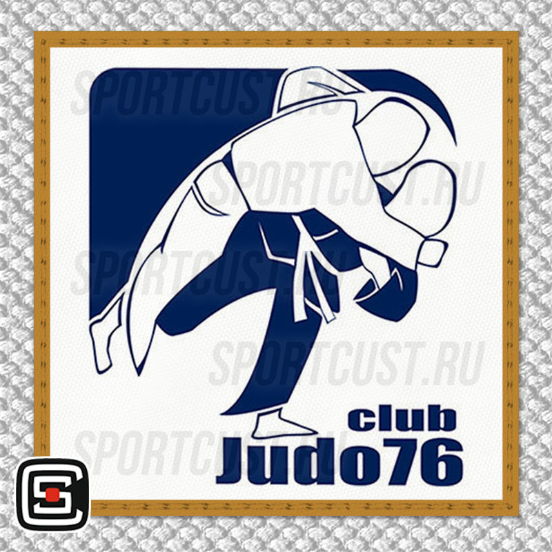 Нашивка на грудь кимоно КД «Judo76» (Ярославль) 001w