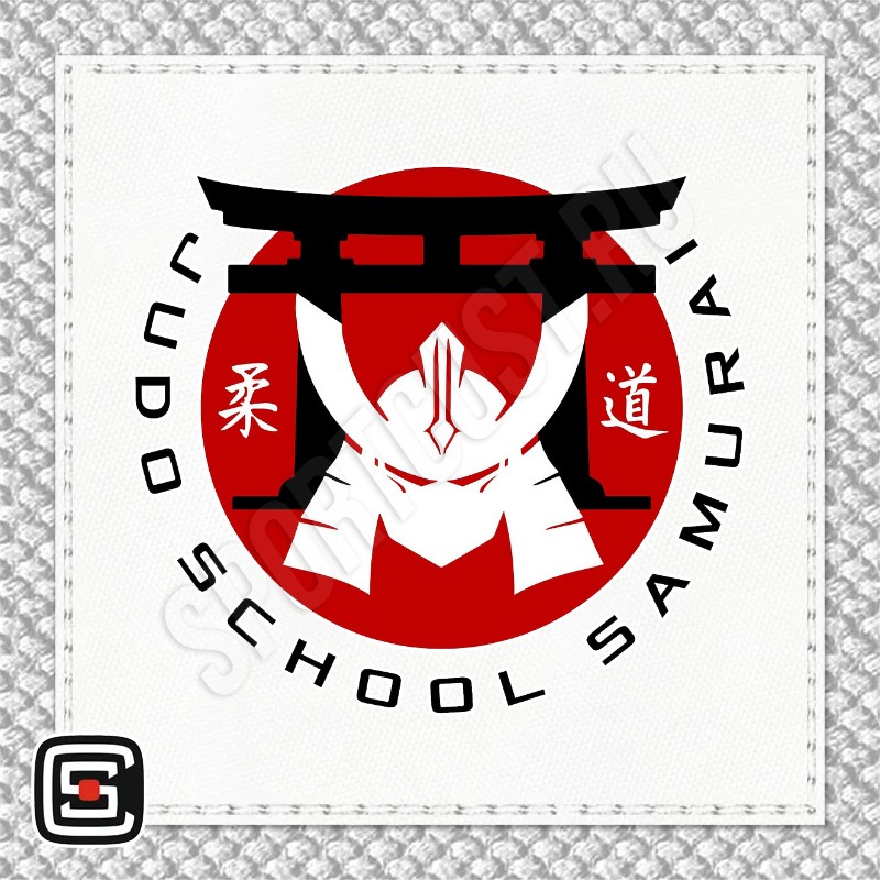 Нашивка на грудь дзюдо ШД «Самурай» (Мытищи) 001ww