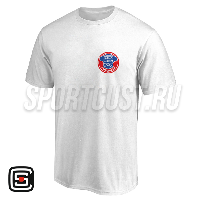 Футболка дзюдо с 2 принтами КД «Кано» (Москва) 002wb